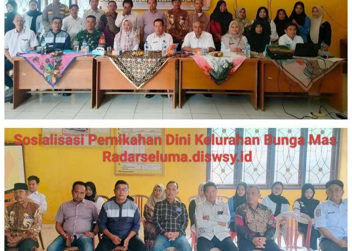 Sosialisasi Pencegahan Pernikahan Dini di Kelurahan Bunga Mas