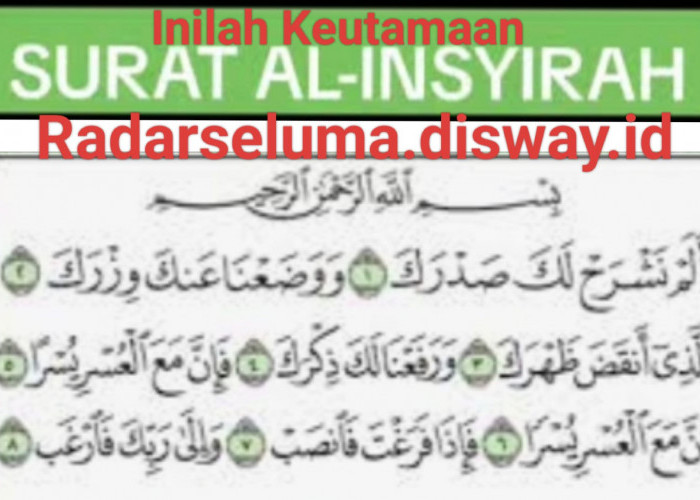 Inilah Keutamaan Surat Al Insyirah Berikut Penjelasannya 