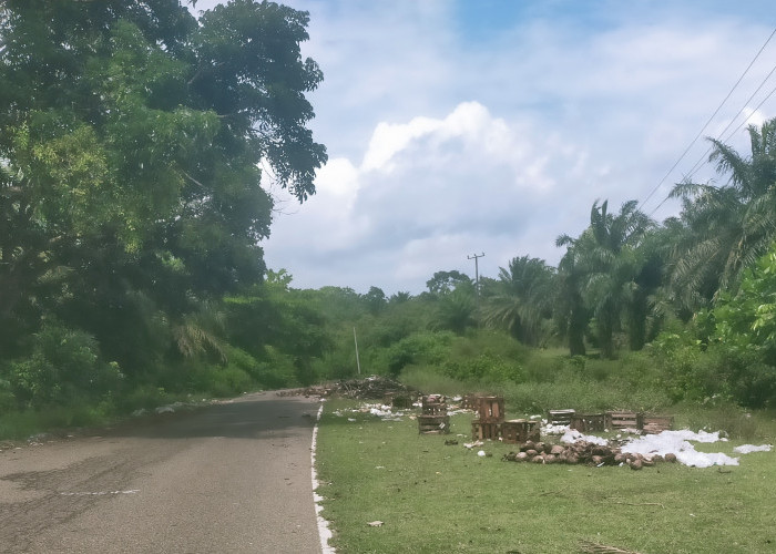 Masih Ada Warga Buang Sampah di Pinggir Jalan di Kota Manna