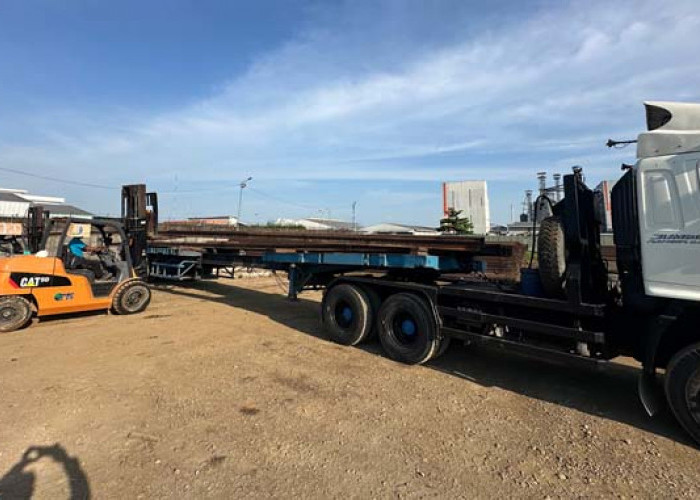 Dukung Modernisasi Rel Kereta, KAI Logistik Distribusikan 5.656 Batang Rel KA 