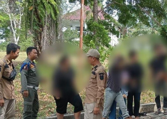 Belasan Pemuda Mabuk Miras Siang Bolong, Diamankan Satpol PP BS 