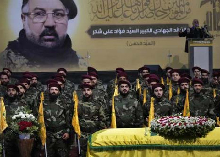  Komandan Hizbullah yang Tewas Kena Bom Israel Dimakamkan