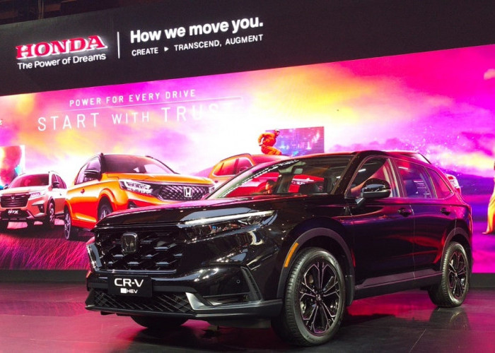   New Honda CR-V Hybrid Seharga 775 Juta Dipamerkan di IIMS 2026, Simak Spesifiikasinya