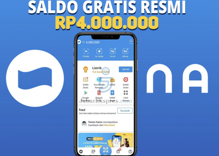 Bagi -Bagi Saldo DANA Masuk Rp 4 Juta Otomatis Gratis, Buruan Download!!! 