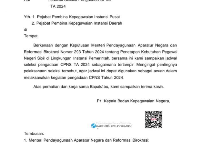 Tes CPNS 2024 Dibuka, Ini Daerah Yang Buka Formasi, Ada Nama Pemkot Bengkulu ! Cek Disini