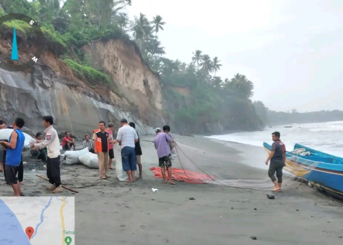 BPBD Bengkulu Selatan Imbau Cuaca Buruk Masyarakat Jangan Mandi di Pantai