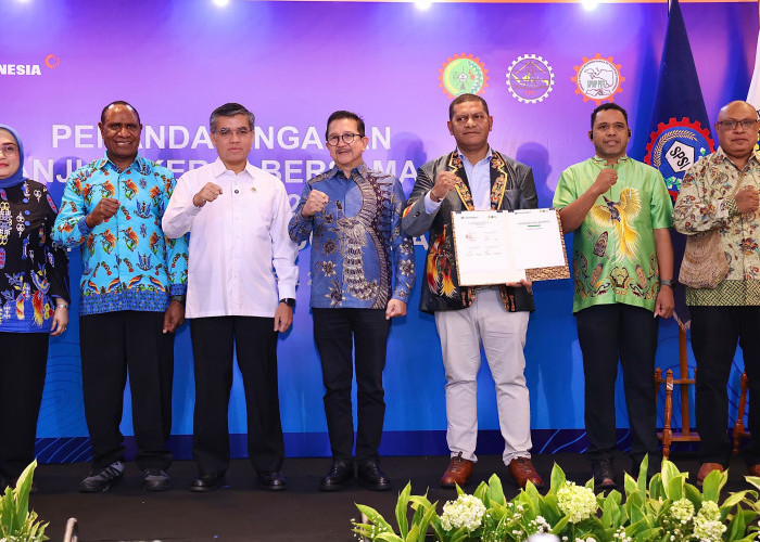 Menaker Hadiri PKB PT. Freeport dan Serikat Karyawan, Minta PKB Dikawal