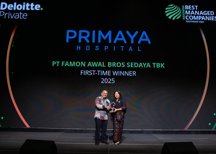 Diakui Segi Managemen, RS  Primaya Hospital The First-Time Winner Indonesia Best Managed Companies 2025     
