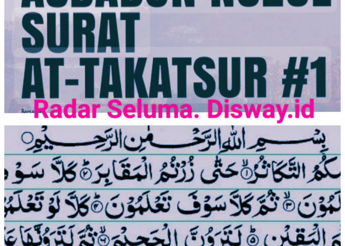 Asbabun Nuzul Surah At-Takatsur, Bermegah-megahan Telah Melalaikan Mu