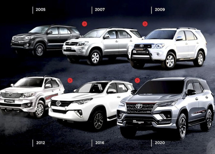 Enam SUV Jenis Toyota Fortuner Sport Type Yang Berbeda Terparkir Siap Dijual dengan Harga Promo Terbatas Ayo.!