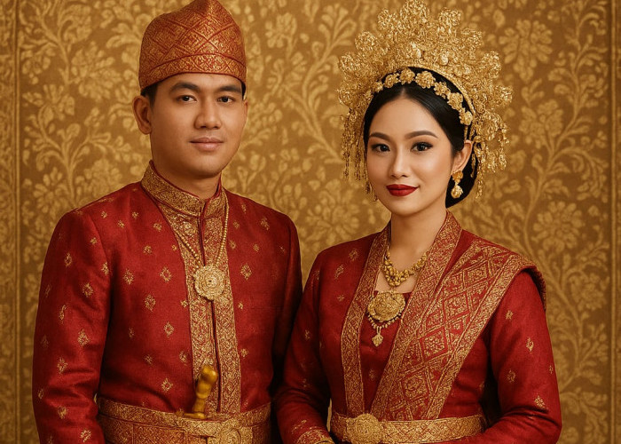 Keagungan Aesan Gede Warisan Busana Adat Palembang Yang Penuh Filosofi 