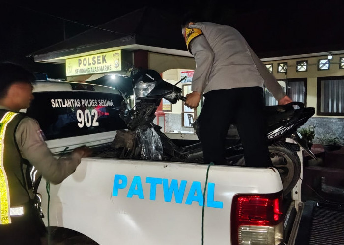 Pemotor Tewas Tertabrak Truk Engkel di Semidang Alas Maras Seluma, Satu Anak Luka-luka