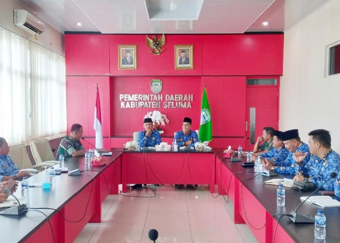 Rapat Persiapan Penyambutan Presiden RI Joko Widodo ke Seluma 