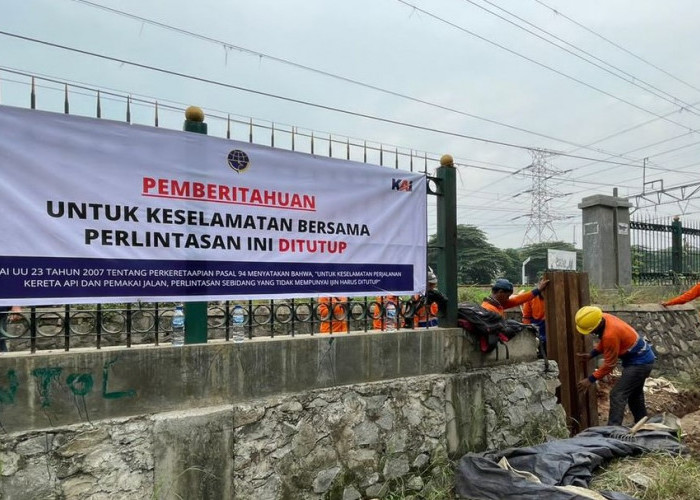  8 Perlintasan Sebidang Ditutup KAI Selama Januari 2025, Warga Dilarang Buka Kembali