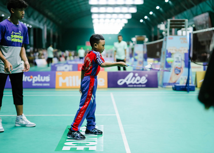  Pembibitan Generasi Emas Bulu Tangkis di Kudus, Aice Support  Festival SenengMinton 2024     