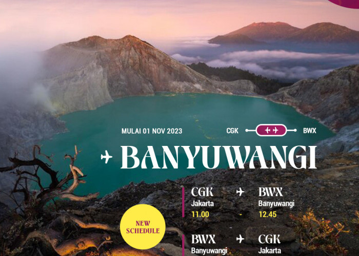      Mulai November 2023, Batik Air Terbang Buka Lagi Bayuwangi-Jakarta