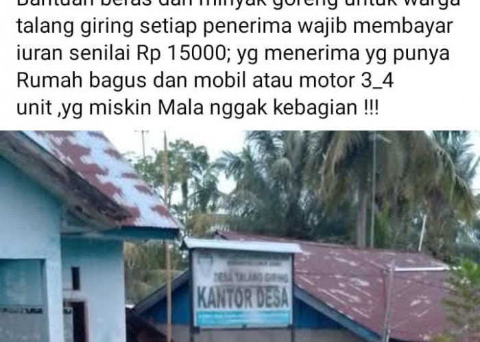 Viral Dugaan Pungutan Bantuan Pangan di Talang Giring, DKP Seluma Pastikan Penyaluran Gratis