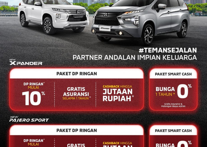  Ada Program Penjualan Mitsubishi Motors September 2023, Beli pajero Sport Dapat Diskon Jutaan Rupiah 