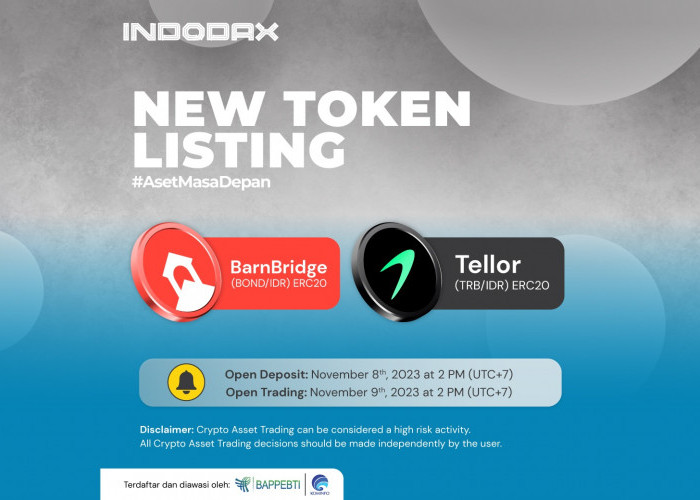  Baru, BOND & TRB Listing di INDODAX
