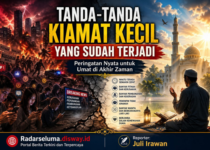 “Deretan Tanda-Tanda Kiamat Kecil yang Telah Terjadi: Peringatan Nyata untuk Membangkitkan Kesadaran Umat”