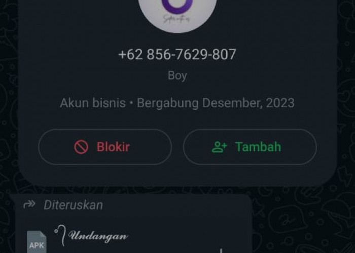 Pesan Aplikasi Di WhatsApp Berkedok Aplikasi Masih Terjadi