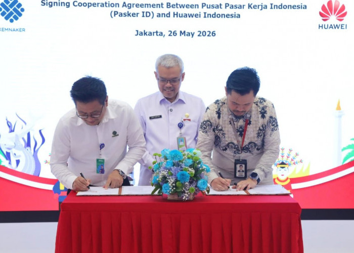 Kembangkan Program Magang, Kemnaker dan Huawei Indonesia Perkuat Kemitraan