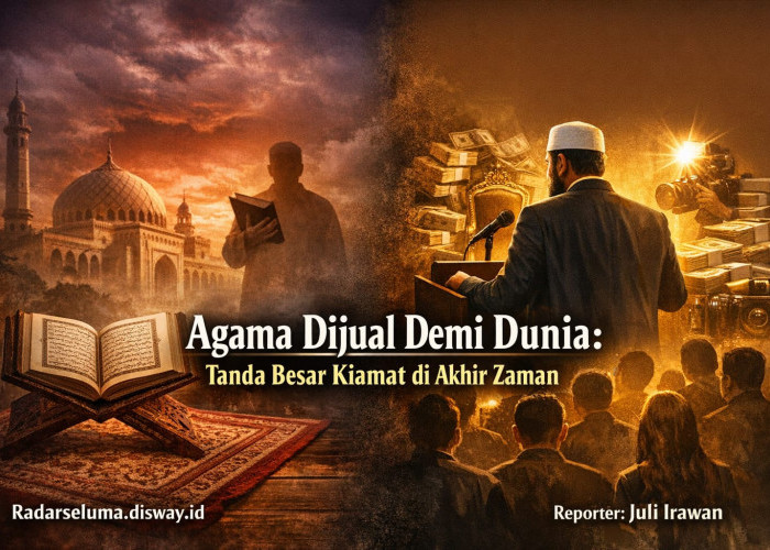 Agama Diperdagangkan Demi Kepentingan Dunia: Salah Satu Tanda Besar Kiamat yang Kian Nyata