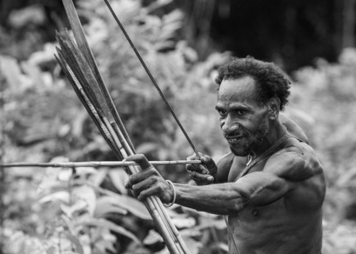 Suku Pemakan Manusia di Papua, Rumahnya Diatas Pohon Setinggi 50 Meter
