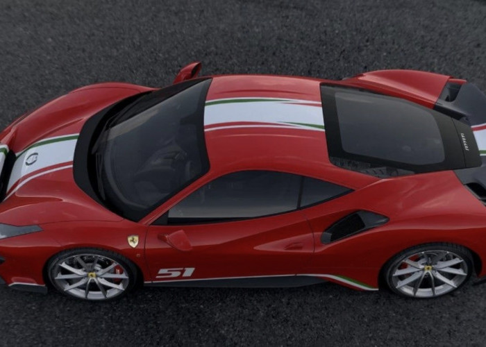 Ferrari 488 Pista Piloti, Mobil Sport Balap Buatan Pabrikan Italia Populer di Dunia Otomotif Mesin Kuat! 