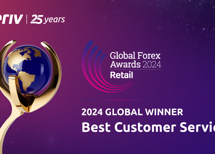 Deriv Honoured with ‘Best Customer Service’ Award at Global Forex Awards