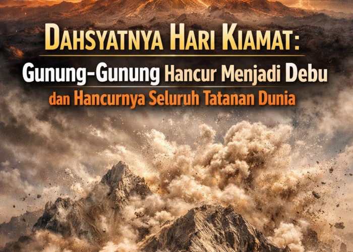 Dahsyatnya Hari Kiamat: Gunung-Gunung Hancur Menjadi Debu dan Hancurnya Seluruh Tatanan Dunia