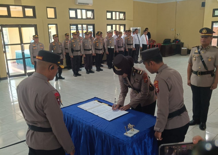 Kapolsek Sukaraja Berganti, AKP Agus Apriwinata Resmi Gantikan Iptu Wulan Rachmawati