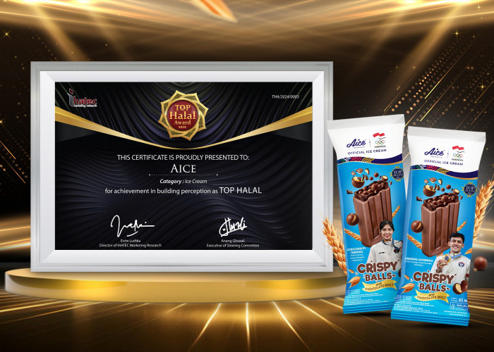 Aice  Raih TOP HALAL AWARD, Konsisten Jaga Kepercayaan Konsumen 