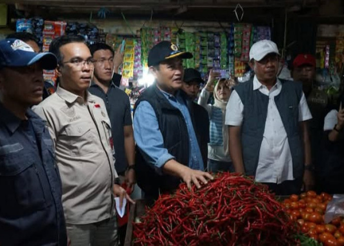 Jelang Ramadan, Pemprov Bengkulu dan Satgas Pangan Sidak Pasar Mingg