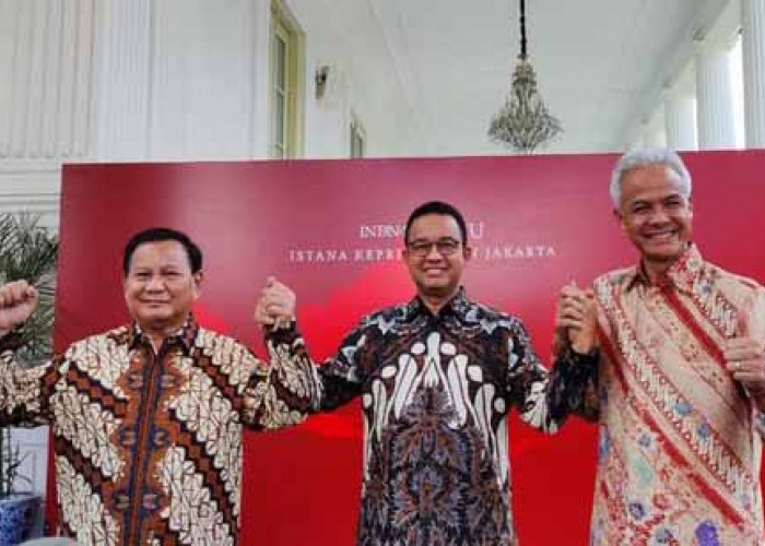  Usai Makan Siang, Ganjar Yakin Jokowi Dukung Jalannya Demokrasi di Pemilu 2024