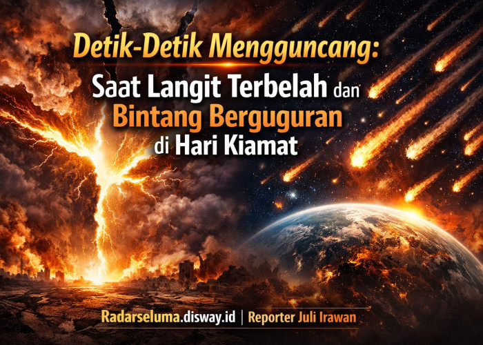 “Detik-Detik Mengguncang: Saat Langit Terbelah dan Bintang Berguguran di Hari Kiamat”