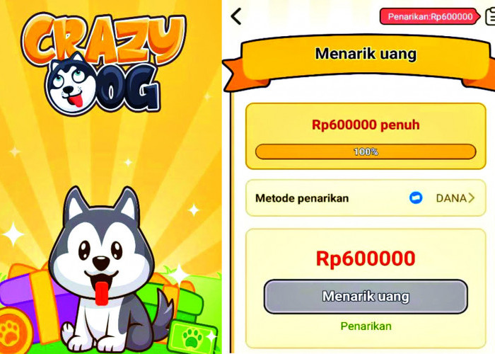 Trend!! Game Crazy Dog Bisa Menghasilkan Uang Ratusan Hingga Jutaan Rupiah!! 