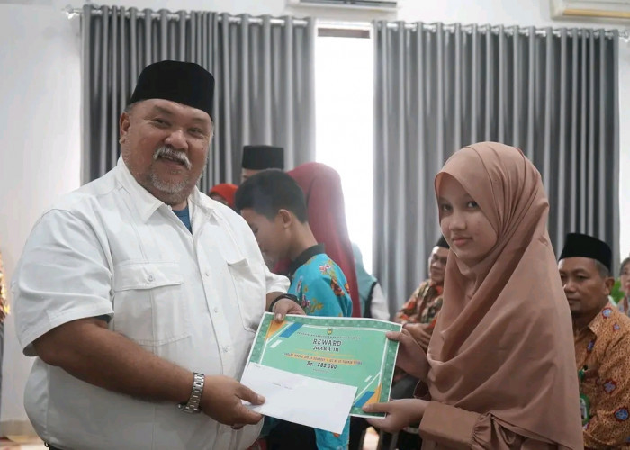  35 Pemenang STQ  Kabupaten Bengkulu Selatan Terima Reward