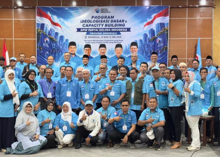 Partai Gelora Bengkulu Perkuat Soliditas Kader, DPD Seluma Siap Kawal Penguatan Ideologi Partai