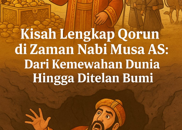 Kisah Qorun di Zaman Nabi Musa AS: Dari Kemewahan Dunia Hingga Ditelan Bumi
