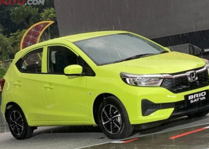 Honda Brio facelift 2023 Mendapatkan Dua Pilihan Warna Baru, Electric Lime Metallic Ditawarkan Seluruh Tipe