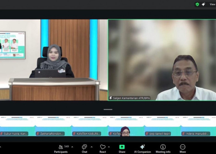Gelar Webinar Nasional Soal Pengadaan Barang/Jasa, Sekjen ATR/BPN: Prinsip Utamanya adalah Transparansi