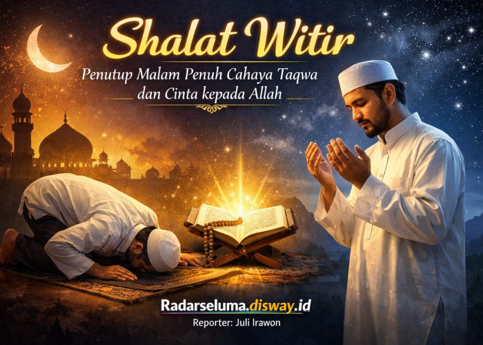 Shalat Witir: Penutup Malam Penuh Cahaya Taqwa dan Cinta kepada Allah