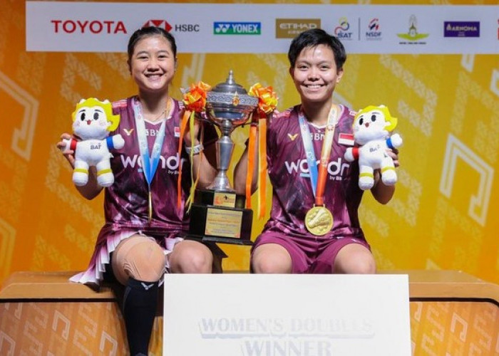 Kalahkan Pasangan Cina, Tiwi/Fadia Juara Thailand Masters 2026