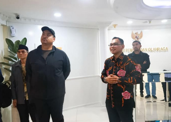 Kunjungi Kemenpora Bupati Seluma Disambut Menpora Dito, Ini yang Dibahas