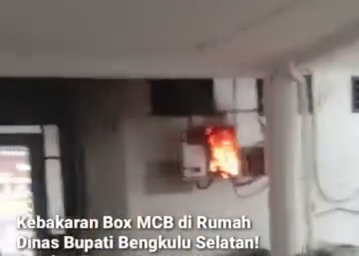  Box MCB di Rumah Dinas Bupati Bengkulu Selatan Terbakar, Sempat Buat heboh