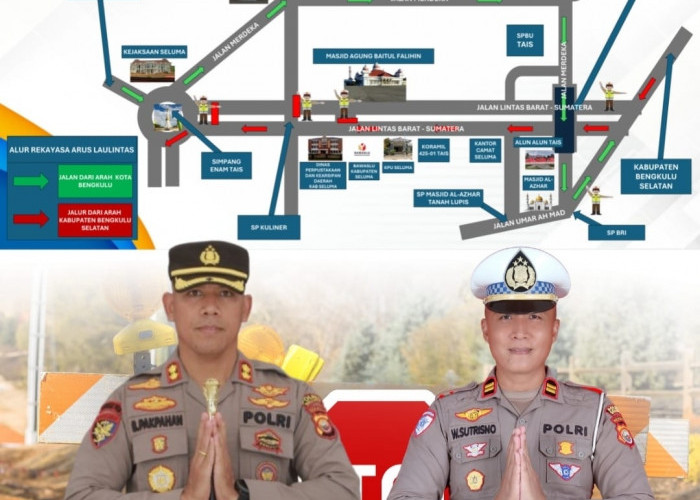 Selama MTQ Rekayasa Lalu Lintas Diterapkan Satlantas Seluma,  Jalur Nasional Dialihkan Selama Sepekan
