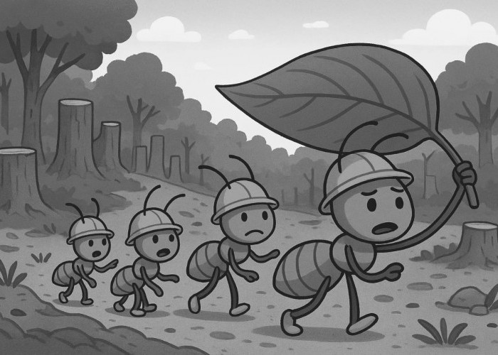 Tuntutan dan Keluh Kesah Semado atau Semut Itam Pekaro Hutan Ndak Digunduli, Ngancam Nyengat Manusio