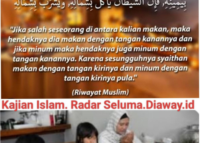  7 Cara Makan Minum Yang Dilarang Dalam Islam..??  Waduh Ternyata Cara Ini Biasa Dilakukan