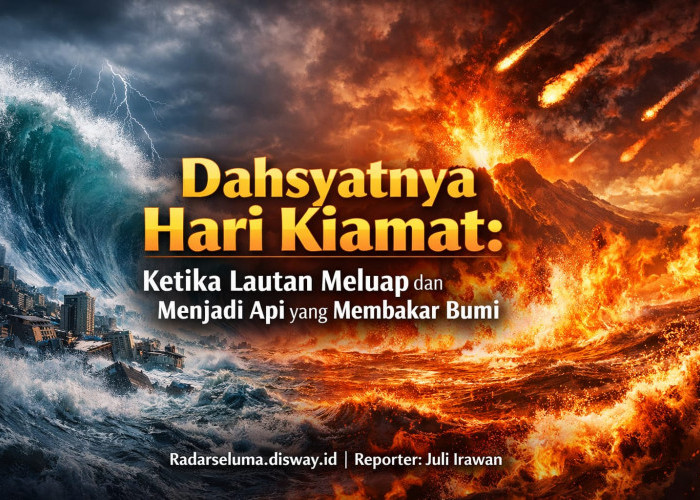 Dahsyatnya Hari Kiamat: Ketika Lautan Meluap dan Menjadi Api yang Membakar Bumi